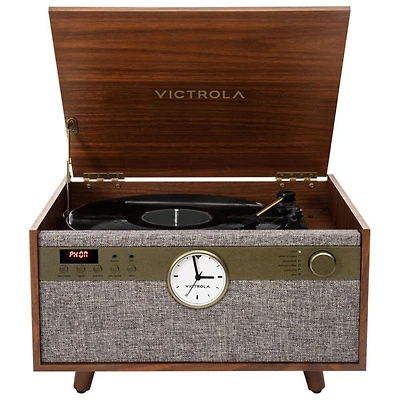 Victrola Century 6-in-1 Belt Drive Turntable - Walnut - Only at Best Buy