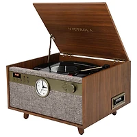 Victrola Century 6-in-1 Belt Drive Turntable - Walnut - Only at Best Buy