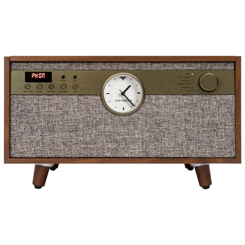 Tourne-disque à courroie 6-en-1 Century de Victrola - Noyer - Exclusivité de Best Buy