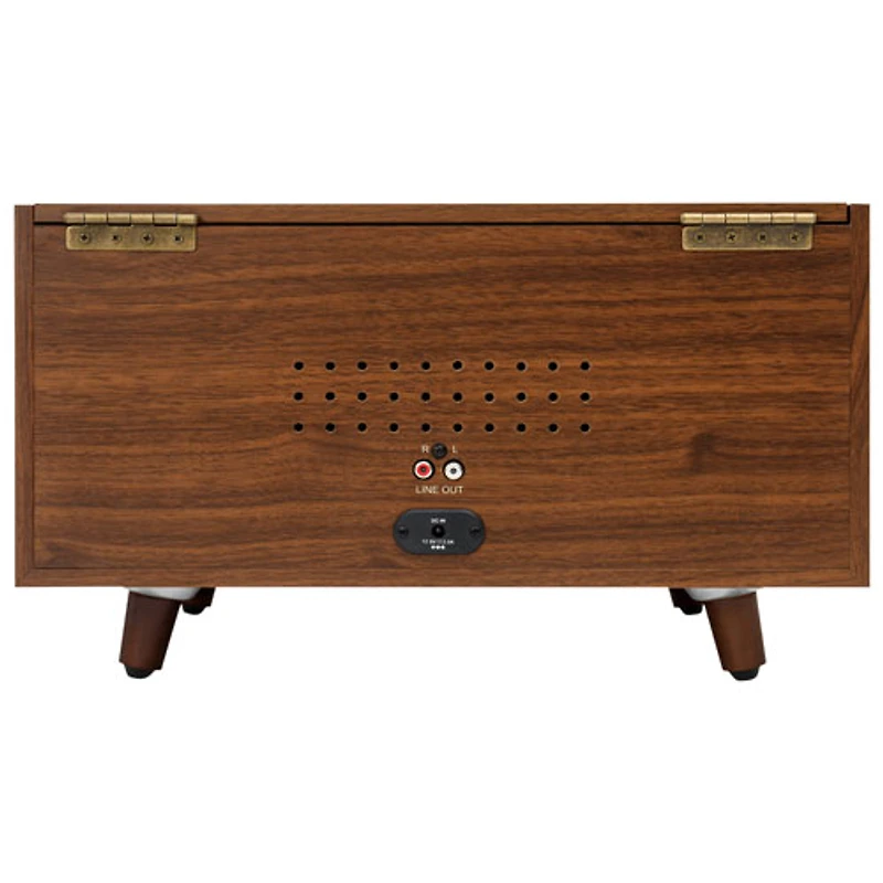 Victrola Century 6-in-1 Belt Drive Turntable - Walnut - Only at Best Buy