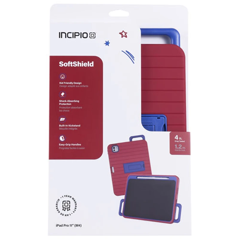 Incipio Kids Bumper Case for iPad Pro 11" - Red/Blue