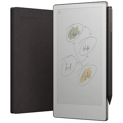 reMarkable Paper Pro Move 7.3" 64GB Paper Tablet with Marker Plus Pen & Poly Folio Case - Basalt