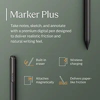 reMarkable Paper Pro Move 7.3" 64GB Paper Tablet with Marker Plus Pen - Silver
