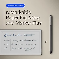 Tablette en papier électronique Paper Pro Move 7,3 po 64 Go de reMarkable avec stylet Marker Plus - Argent