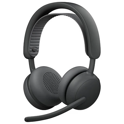 Casque d'écoute Bluetooth à suppression du bruit sans fil Zone 2 ES de Logitech - Graphite