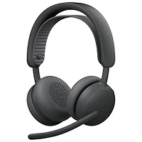 Casque d'écoute Bluetooth à suppression du bruit sans fil Zone 2 ES de Logitech - Graphite