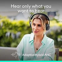 Casque d'écoute Bluetooth à suppression du bruit sans fil Zone 2 ES de Logitech - Graphite