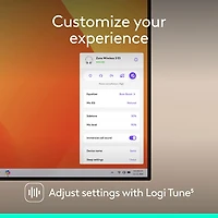 Logitech Zone 2 ES Wireless On-Ear Noise Cancelling Bluetooth Headphones - Off-White