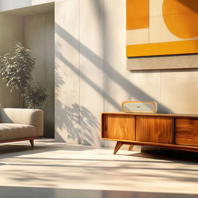 Haut-parleur sans fil Bluetooth Get Together 3 de House of Marley - Crème