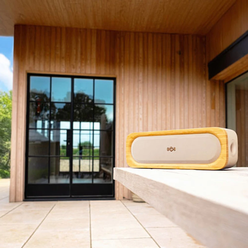 Haut-parleur sans fil Bluetooth Get Together 3 de House of Marley - Crème