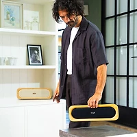 Haut-parleur sans fil Bluetooth Get Together 3 de House of Marley - Crème