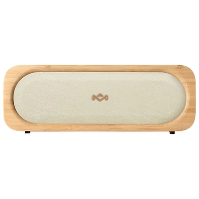 Haut-parleur sans fil Bluetooth résistant aux éclaboussures Get Together Go de House of Marley - Crème