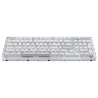 Clavier pleine grandeur à touches mécaniques rétroéclairées Bluetooth Alto Keys K98M de Logitech - Blanc cassé - Anglais