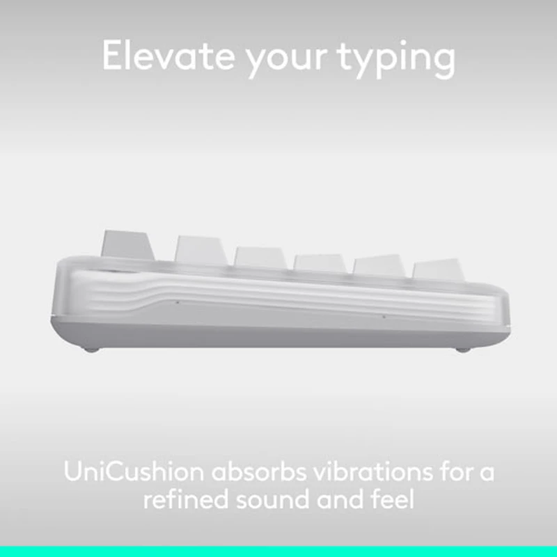 Clavier pleine grandeur à touches mécaniques rétroéclairées Bluetooth Alto Keys K98M de Logitech - Blanc cassé - Anglais