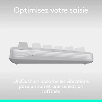 Clavier pleine grandeur à touches mécaniques rétroéclairées Bluetooth Alto Keys K98M de Logitech - Blanc cassé - Anglais