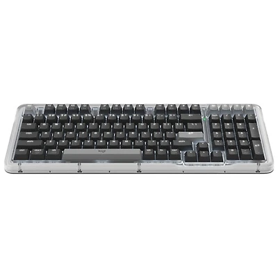 Clavier pleine grandeur à touches mécaniques rétroéclairées Bluetooth Alto Keys K98M de Logitech - Graphite - Anglais