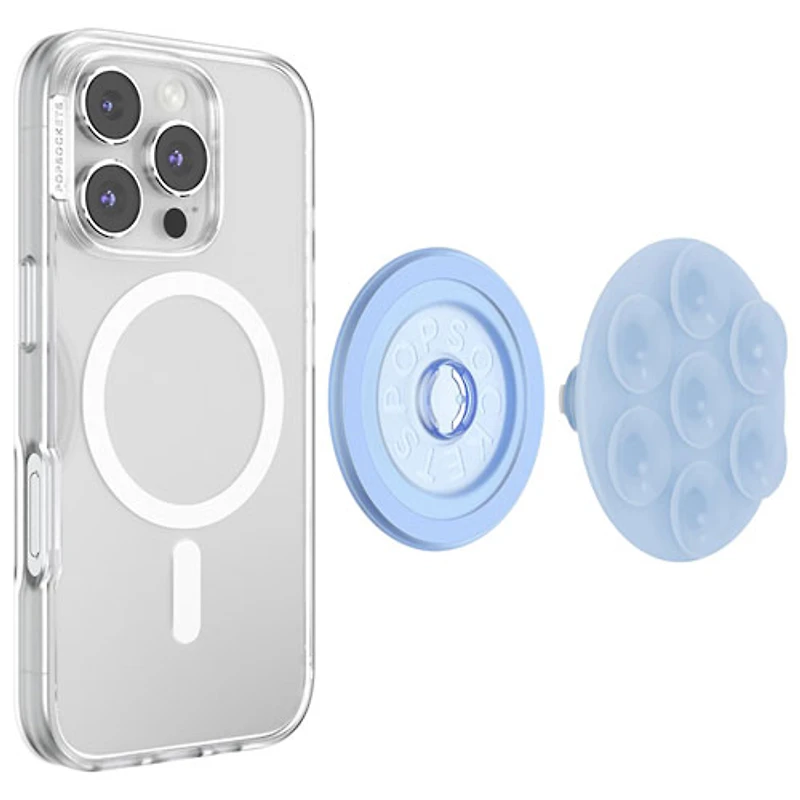 PopSockets PopGrip Suck-Up Universal Cell Phone Grip & Mount with MagSafe - Frost