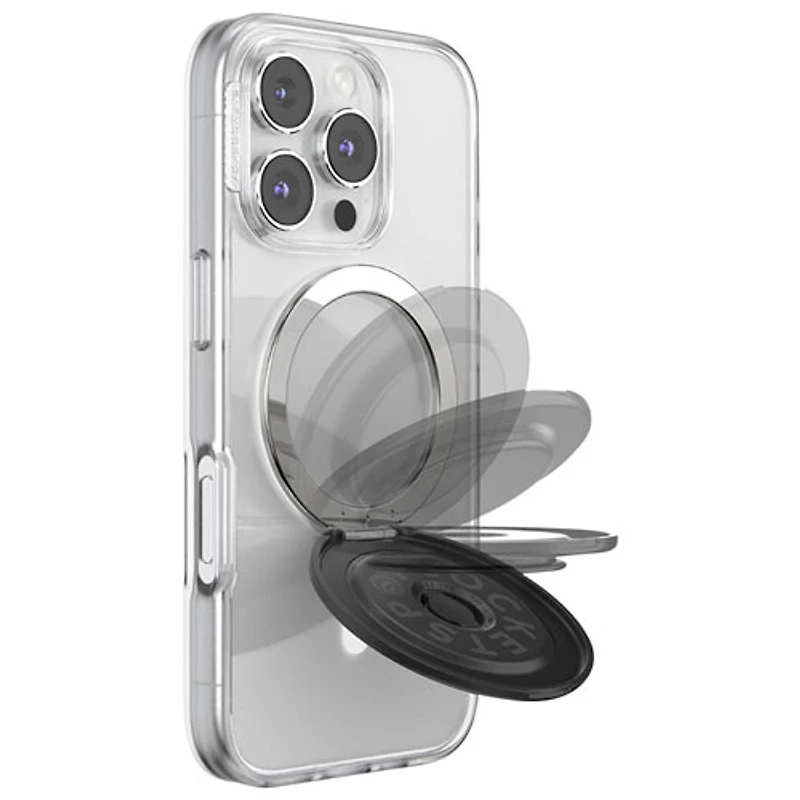 PopSockets PopGrip Kick-Out Universal Cell Phone Grip & Stand with MagSafe - Black