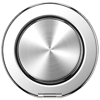PopSockets PopGrip Kick-Out Universal Cell Phone Grip & Stand with MagSafe - Aluminum Radial Silver