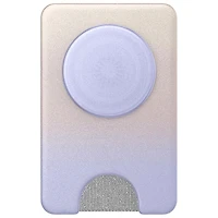 Support universel à prise extensible pour cellulaire MagSafe PopWallet+ (Plus) de PopSockets - Brume matinale métallique