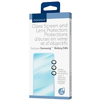 Insignia Glass Screen Protector with Camera Lens Protectors for Galaxy S26 - Only at Best Buy