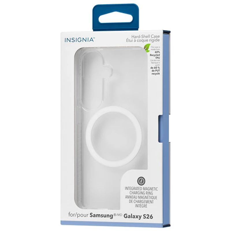 Étui rigide ajusté d'Insignia avec MagSafe pour Galaxy S26 - Transparent