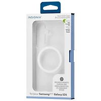Étui rigide ajusté d'Insignia avec MagSafe pour Galaxy S26 - Transparent