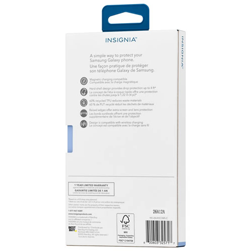 Insignia Fitted Hard Shell Case with MagSafe for Galaxy S26 Ultra - Clear