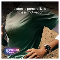 Apple Watch SE 3 (GPS + Cellulaire) avec boîtier de mm en aluminium minuit et bracelet sport minuit avec Virgin Plus - Petit/Moyen