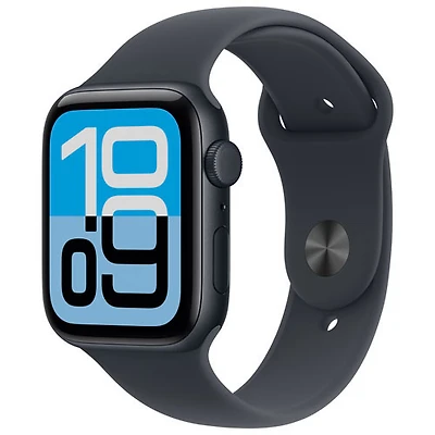 Freedom Mobile Apple Watch SE 3 (GPS + Cellular) 40mm Midnight Aluminum Case with Midnight Sport Band - Small/Medium - Monthly Tab Payment