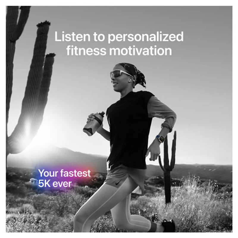 Apple Watch Ultra 3 (GPS + cellulaire) avec boîtier de 49 mm en titane noir et bracelet milanais en titane noir par Koodo - Petit - Paiement Balance mensuel