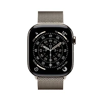 Rogers Apple Watch Series 11 (GPS + Cellular) 46mm Natural Titanium Case with Natural Milanese Loop - Medium/Large - Monthly Financing