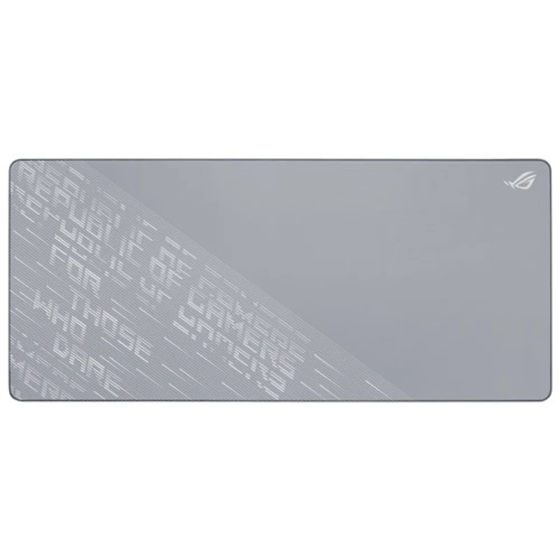 Tapis de souris de jeu ROG Scabbard II XXL d'ASUS - Gris arctique