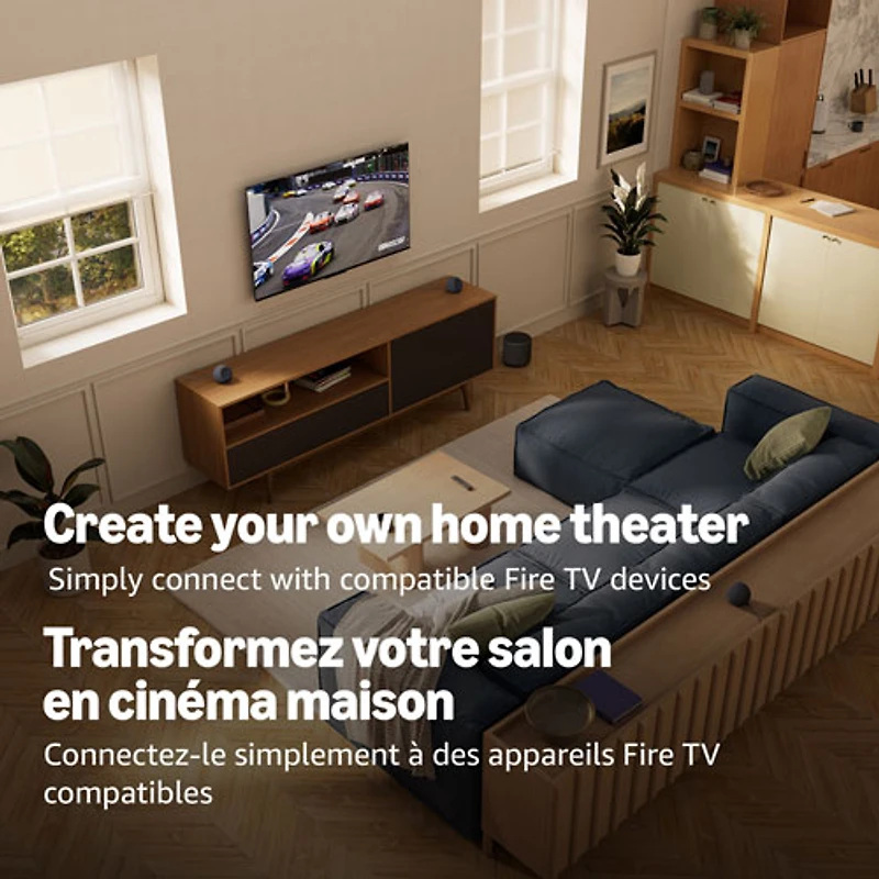 Haut-parleur intelligent Echo Dot Max d'Amazon avec Alexa+ - Blanc glacier