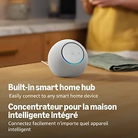 Haut-parleur intelligent Echo Dot Max d'Amazon avec Alexa+ - Blanc glacier