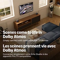 Haut-parleur intelligent Echo Studio d'Amazon avec Alexa+ - Graphite