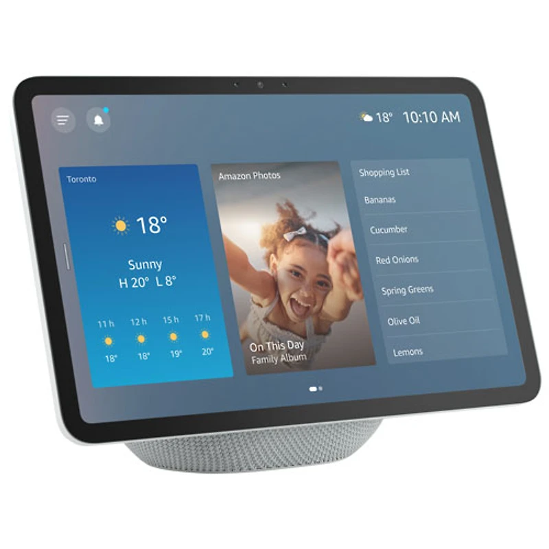 cran intelligent Echo Show 11 d'Amazon avec son spatial et Alexa