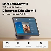 Amazon Echo Show 11 Smart Display with Spatial Audio & Alexa+ - Graphite