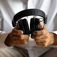 House Of Marley Positive Vibration Rebel ANC Noise Cancelling Over-Ear Bluetooth Headphones - Black