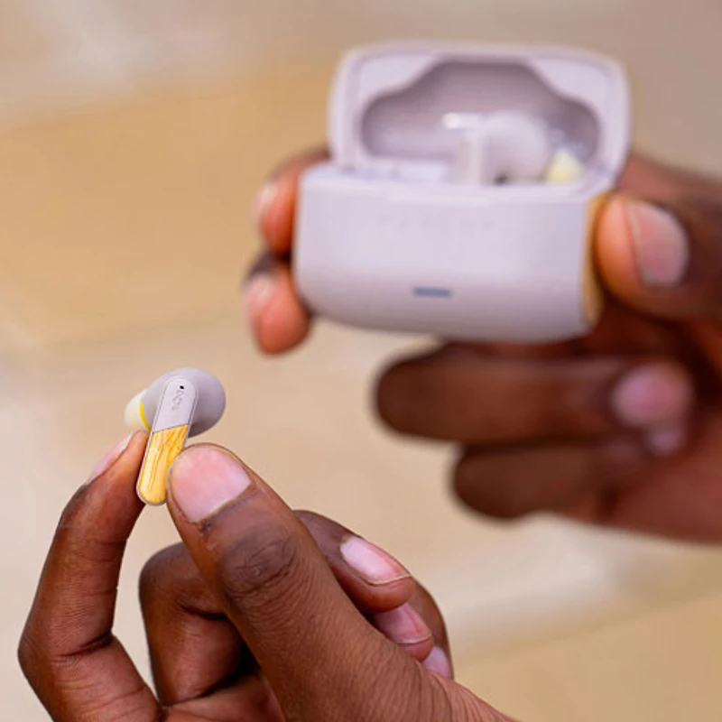 House Of Marley Trenchtown ANC In-Ear Noise Cancelling True Wireless Earbuds - Cream