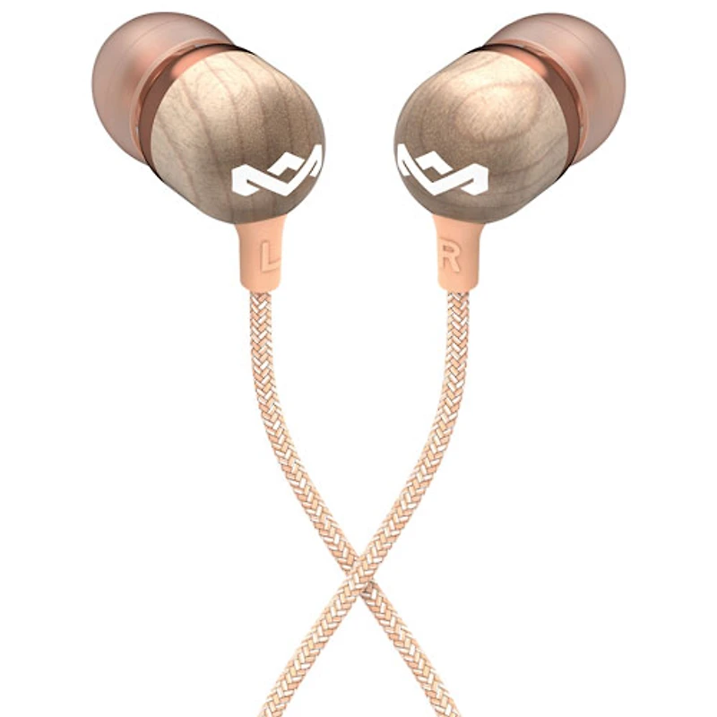 Écouteurs boutons à isolation sonore Smile Jamaica de House of Marley - Cuivré