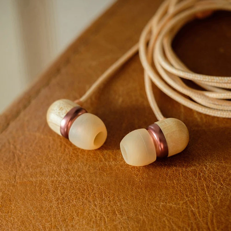 Écouteurs boutons à isolation sonore Smile Jamaica de House of Marley - Cuivré