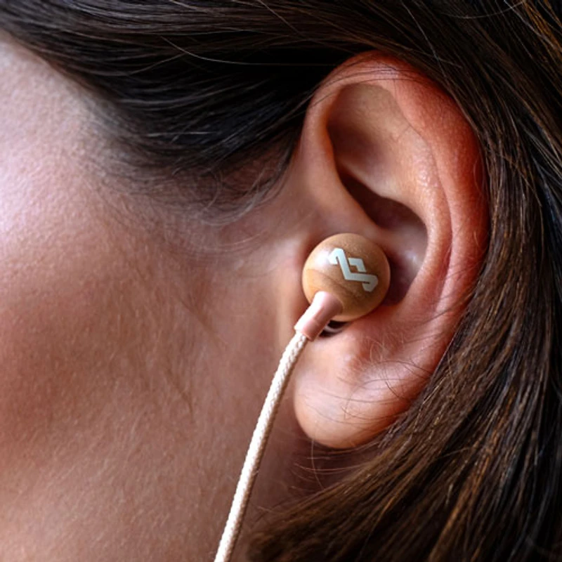 Écouteurs boutons à isolation sonore Smile Jamaica de House of Marley - Cuivré