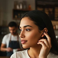 Écouteurs boutons 100 % sans fil à suppression active du bruit Trenchtown de House of Marley - Noir