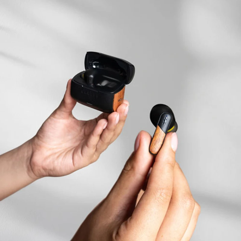 Écouteurs boutons 100 % sans fil à suppression active du bruit Trenchtown de House of Marley - Noir