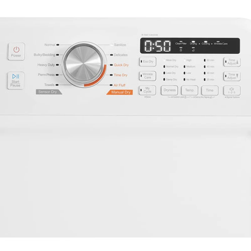 Insignia 7.0 Cu. Ft. Electric Dryer (NS-DRT70EWA5-C) - White - Only at Best Buy