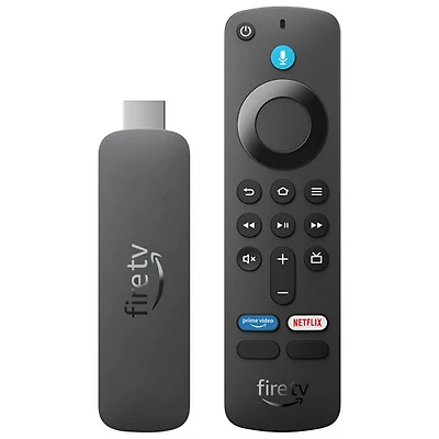Lecteur multimédia Fire TV Stick 4K Select (2025) d'Amazon avec télécommande vocale Alexa