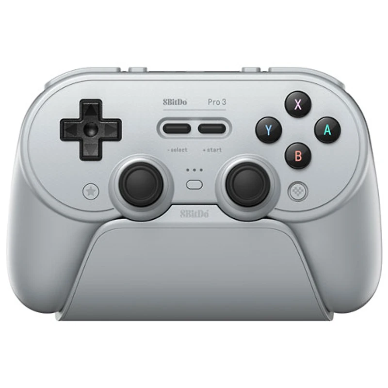8BitDo Pro 3 Bluetooth Gamepad Controller for Switch/Switch 2/Windows/Android/iOS - Grey