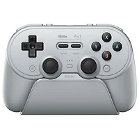 8BitDo Pro 3 Bluetooth Gamepad Controller for Switch/Switch 2/Windows/Android/iOS - Grey