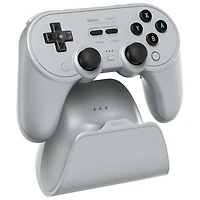 8BitDo Pro 3 Bluetooth Gamepad Controller for Switch/Switch 2/Windows/Android/iOS - Grey